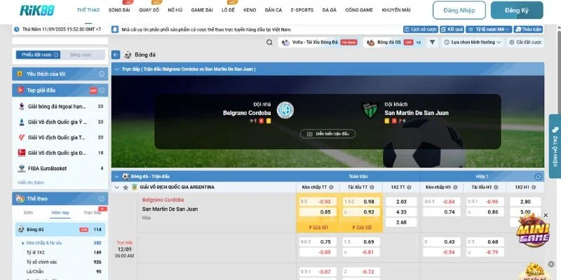 Tổng hợp kết quả bóng đá tại RIK88